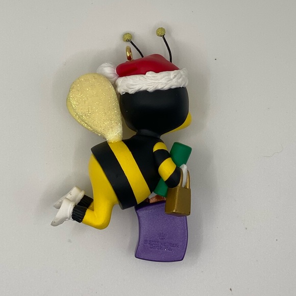 2000 NEW HALLMARK SUPER CUTE BUSY BEE CHRISTMAS SHOPPING ORNAMENT - Picture 2 of 3